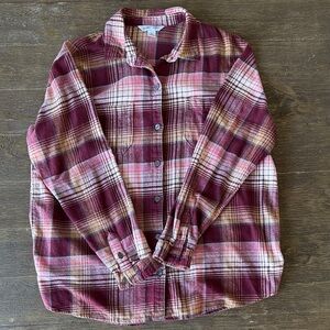 Old Navy The Boyfriend Shirt Flannel